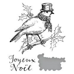 Joyeux Noel Press Plate & Die Set (BP-055) - Afbeelding 2