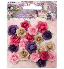 JMA-VD-FLOW12 - Paper Flowers 1,5 and 2 cm Victorian Dreams nr.12