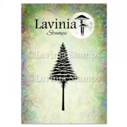 "PRE ORDER" (begin november) Snowy Fir Tree Small Stamp LAV929