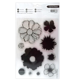 "PRE ORDER" (16-01-2025) ABM-25-STAMP778 - Layered Flowers Art By Marlene nr.778 - Afbeelding 2