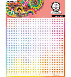 "PRE ORDER" (16-01-2025) ABM-25-MASK326 - Lotsa Dots Art By Marlene nr.326