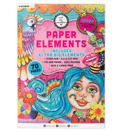 "PRE ORDER" (16-01-2025) ABM-25-DCPP275 - Paper Pad Extra Big Elements Art By Marlene nr.275