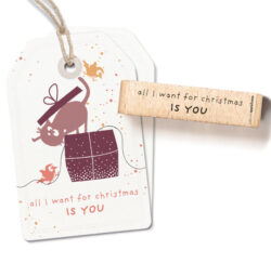 Stempel All I want for Christmas - Afbeelding 2