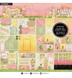 "PRE ORDER" (23-01-2025) SL-SM-MPP269 - Mixed Paper Pad Envelops, Cards Spring Meadow nr.269