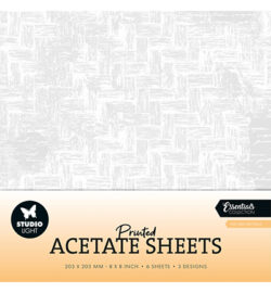 "PRE ORDER" (23-01-2025) SL-ES-ACS11 - Acetate sheets Textured Patterns Essentials nr.11