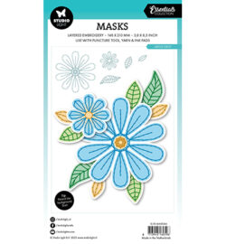 "PRE ORDER" (23-01-2025) SL-ES-MASK344 - Embroidery, Large Daisy Essentials nr.344 - Afbeelding 3