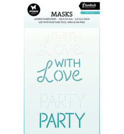 "PRE ORDER" (23-01-2025) SL-ES-MASK347 - Embroidery, With Love Essentials nr.347