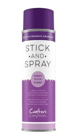 Stick and Spray Mounting Adhesive - Purple Can